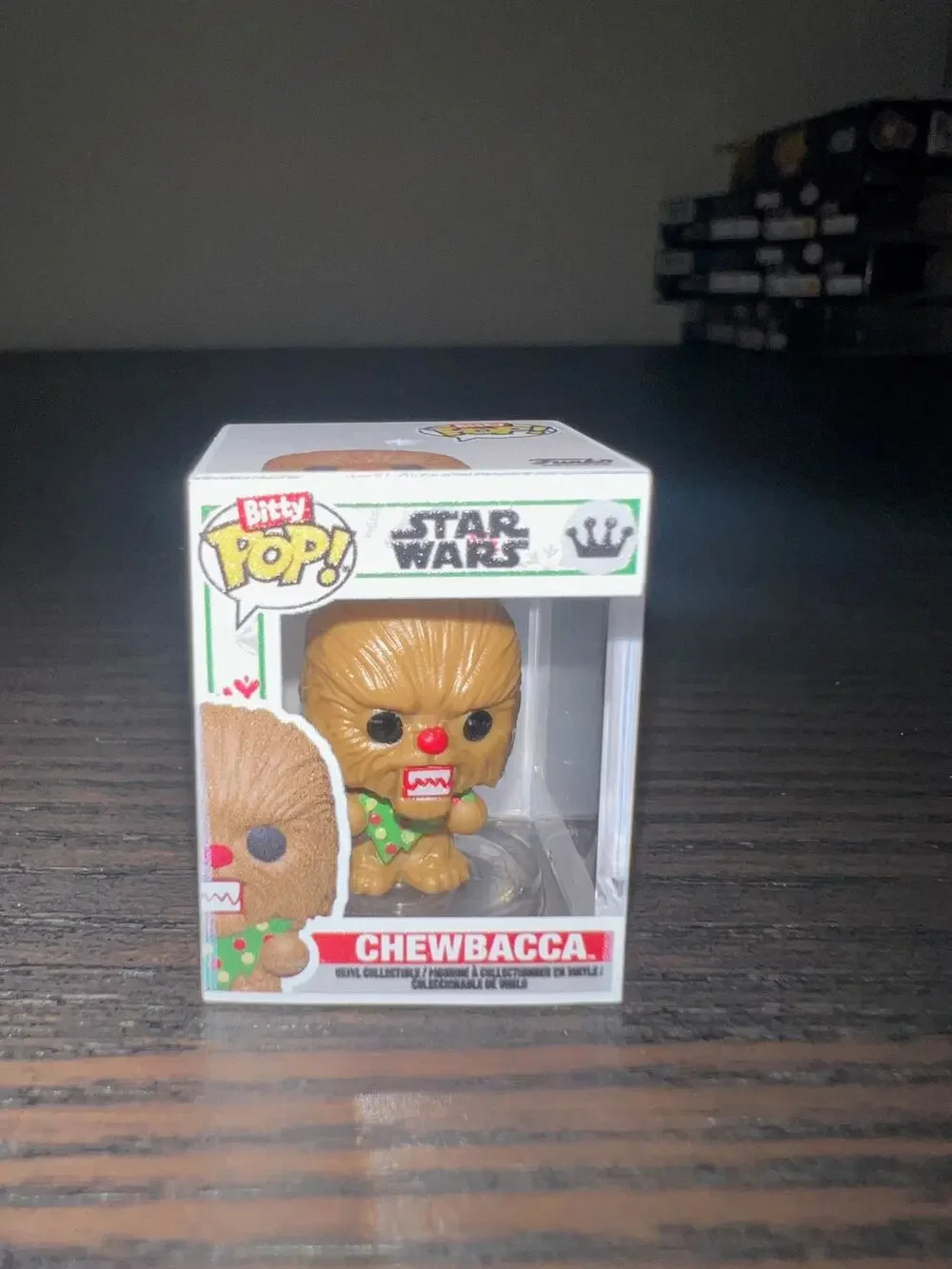 BITTY Nutcracker Chewbacca 1-Inch Funko Pop Star Wars Movies Christmas Holidays